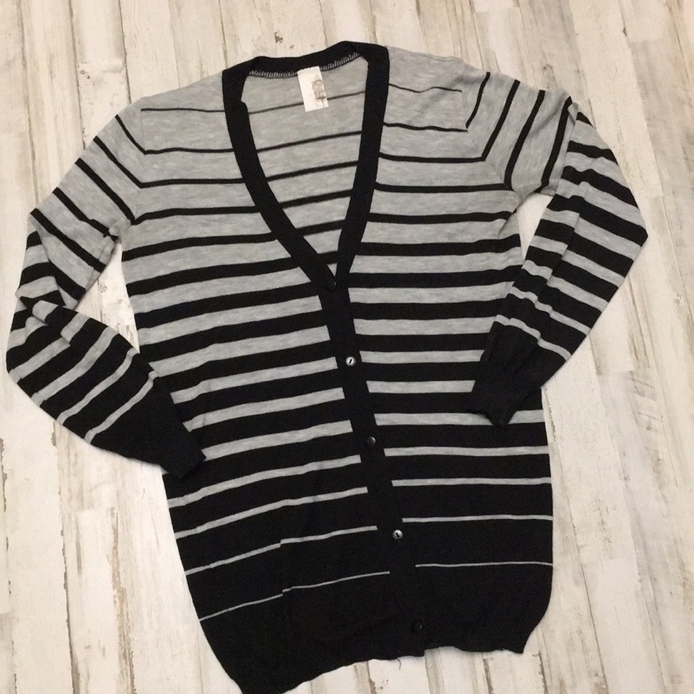 Anthropologie Striped Cardigan